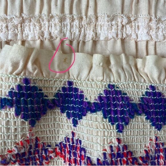 Vintage 60’s Smocked Maxi Skirt/Sleeveless Dress - Picture 7 of 12